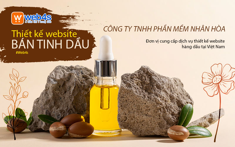 thiết kế website bán tinh dầu 